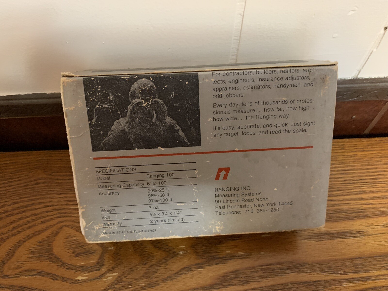 Ranging 100 Measuring System With Original box & Instructions #AM