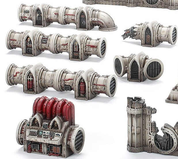 Manufactorum Promethium Relay Fuel Pipes Thermic Plasma Conduits Radiator 40k
