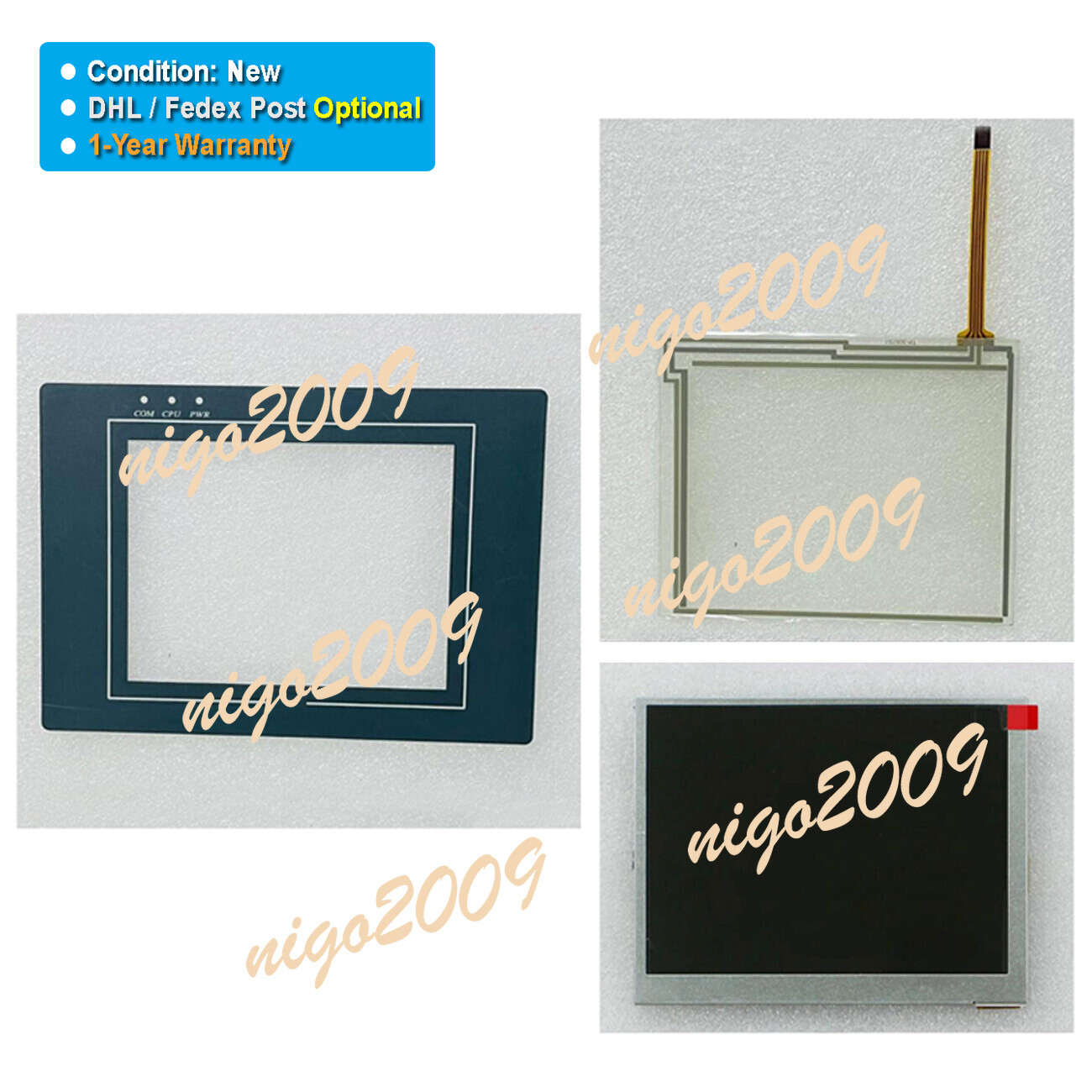 LCD Display Touch Screen Overlay Film Fit for WEINVIEW MT6056i V1WV MT6056i V2WV