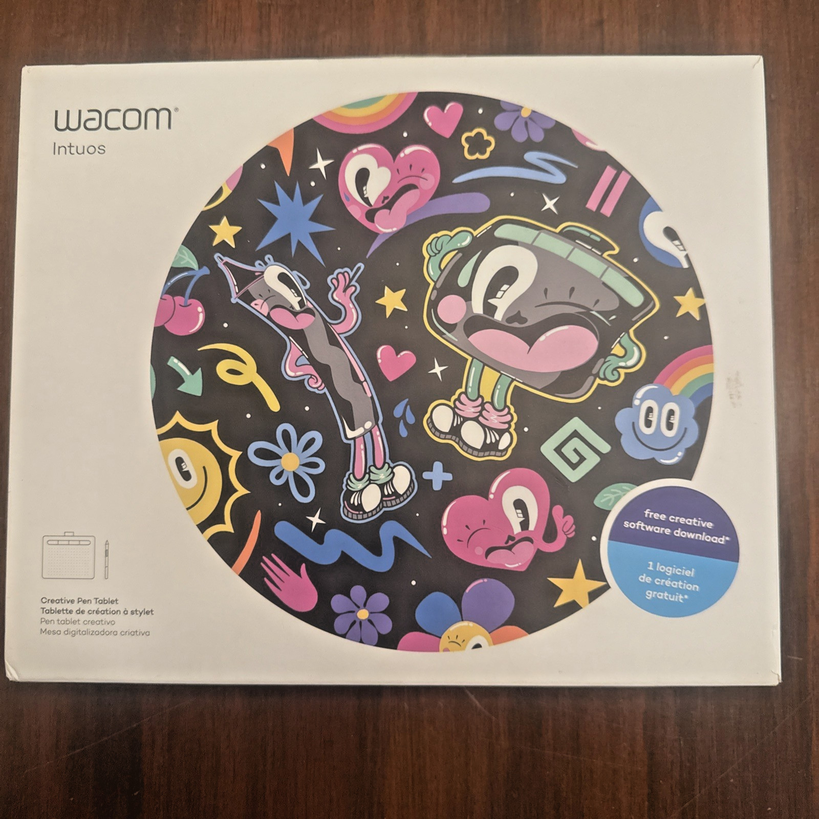 Wacom Intuos Small Graphics Drawing Tablet with Pen Stylus & USB Cable CTL-4100