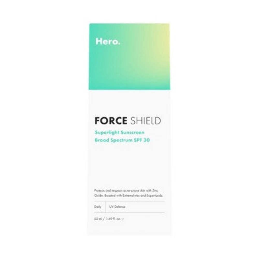 Hero Force Shield Superlight Sunscreen EXP 05-2026 SPF30 50ml - Imperfect Box