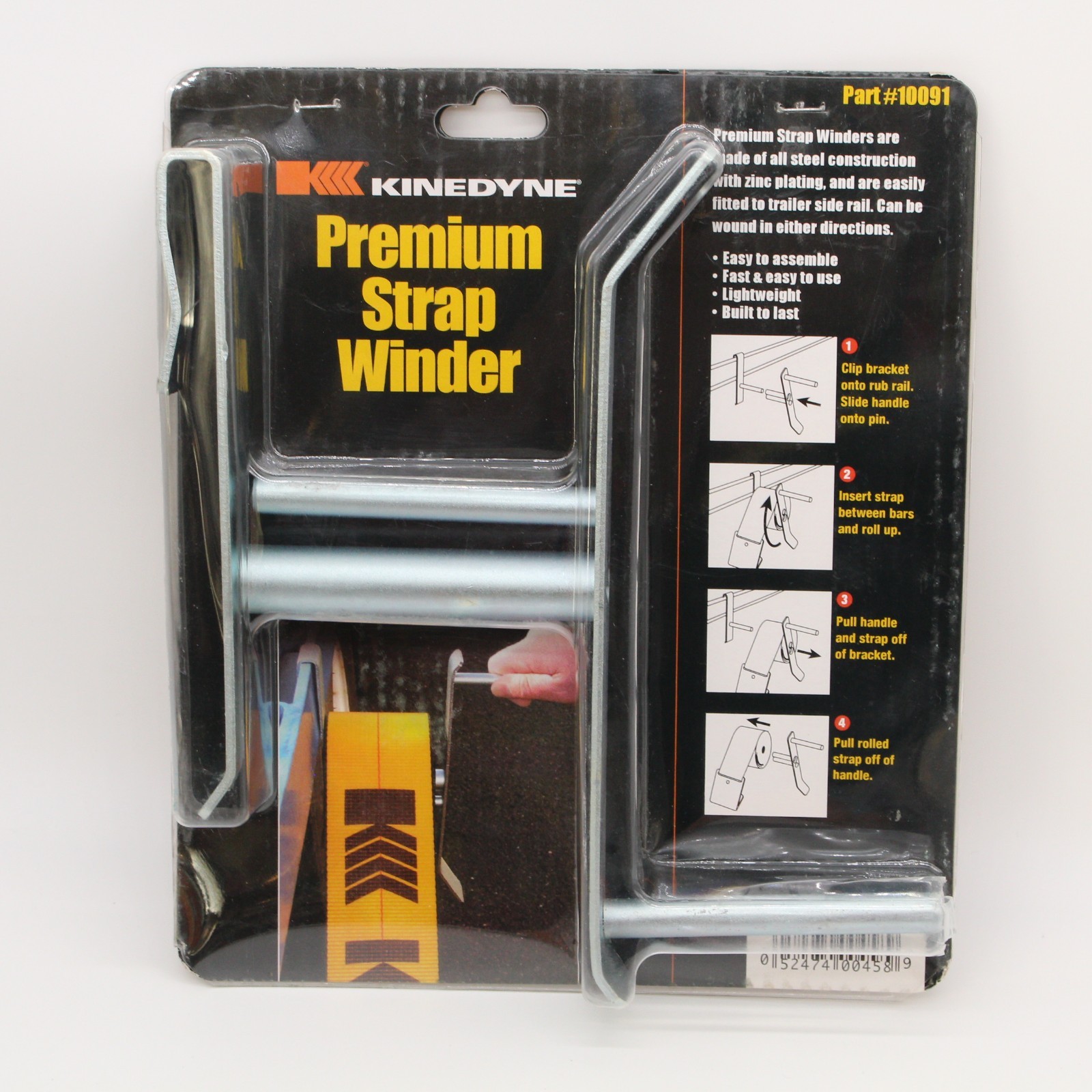 Kinedyne #10091 Premium Truck Strap Winder - Winch / Ratchet Tiedown