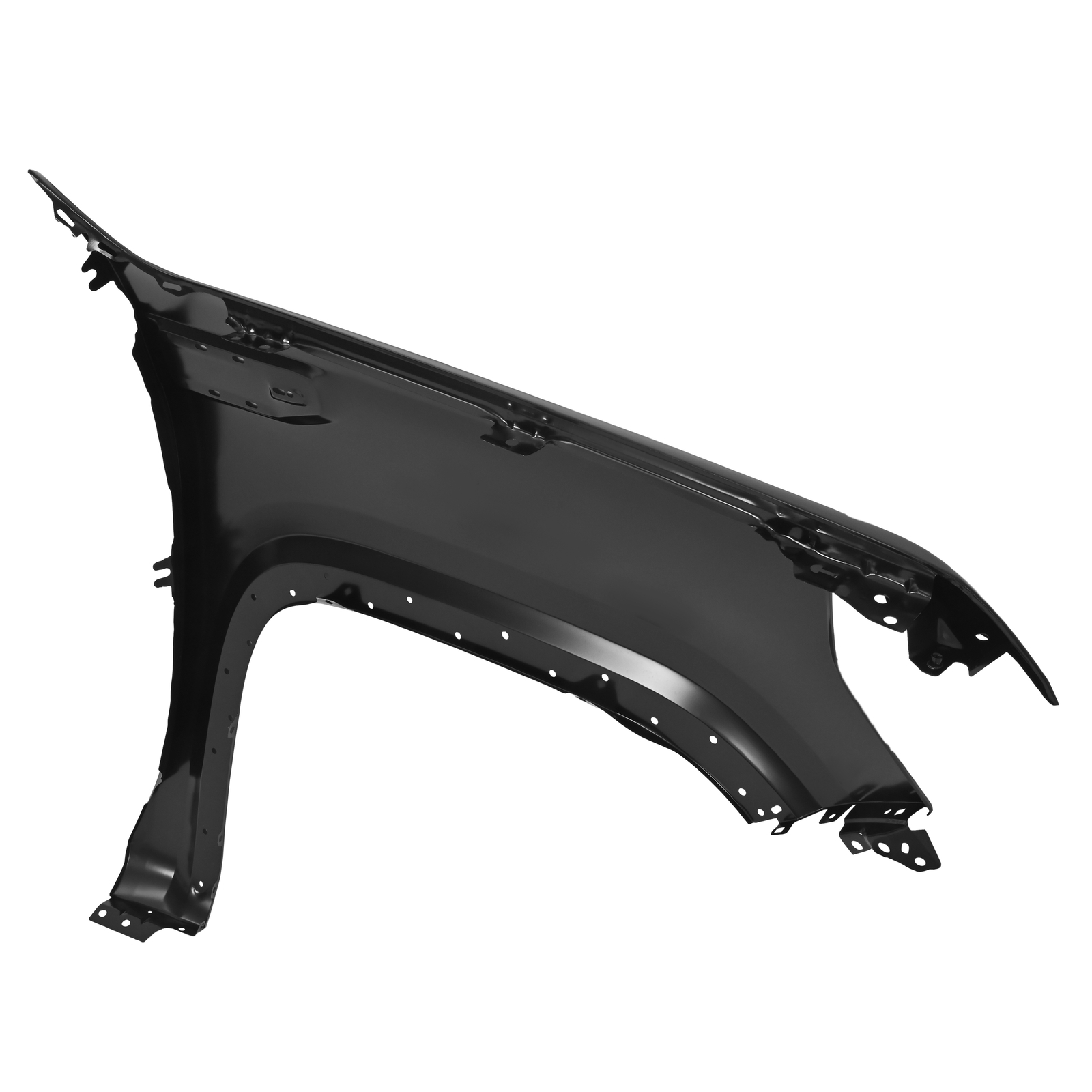 For GMC Sierra 1500 2019-23 Electrophoresis Black Front Fender Left Driver Side