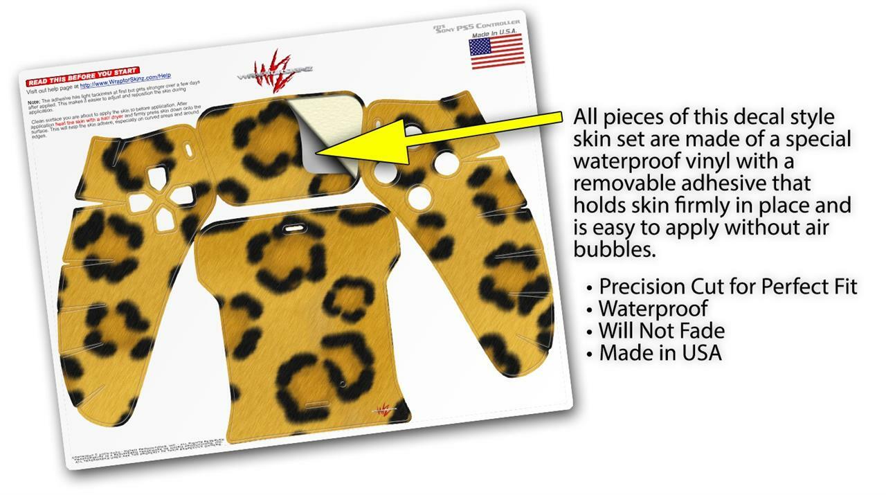 Skin Sony PS5 Controller Leopard Skin