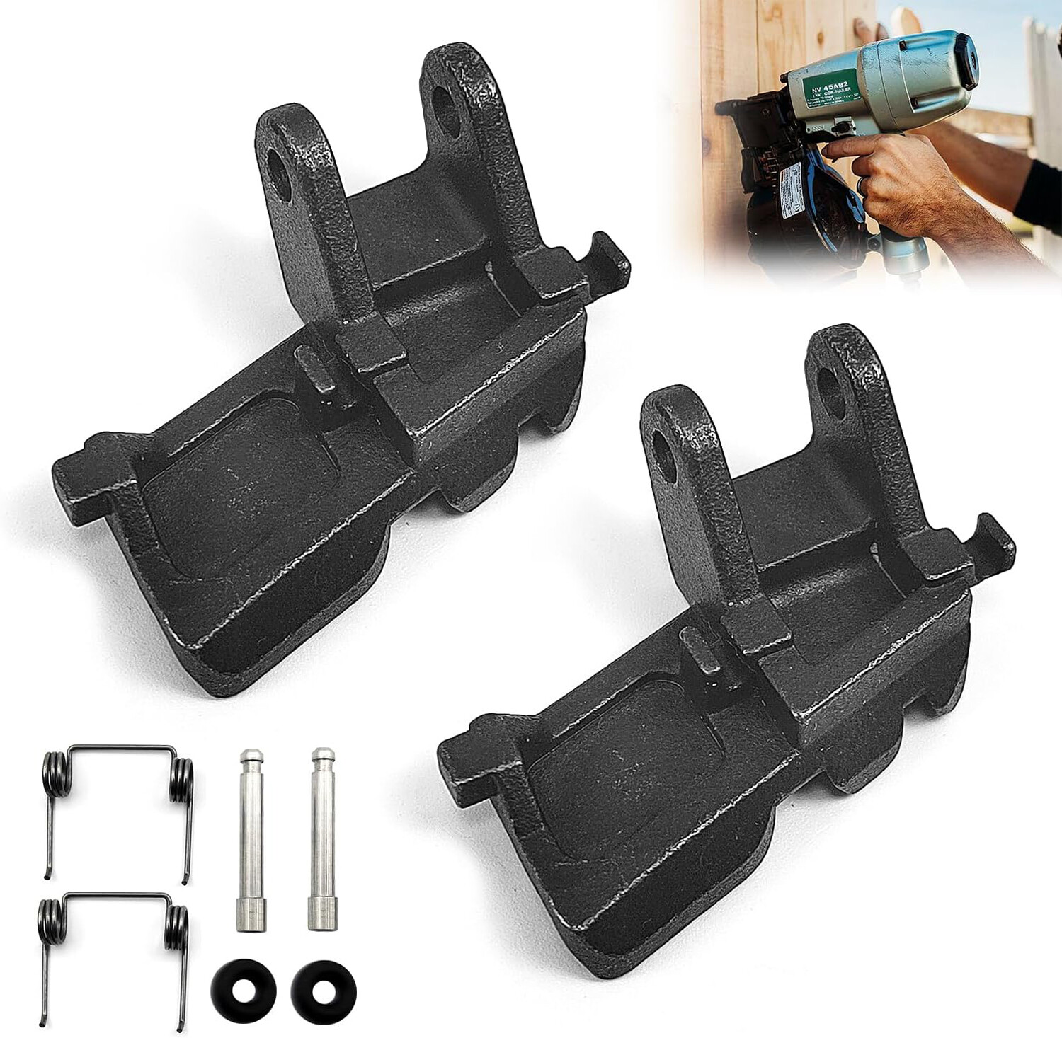 2Pcs Nailer 883-901 Feeder+877-761 Spring Part,NV45AB2 Parts Coil Roofing Nailer