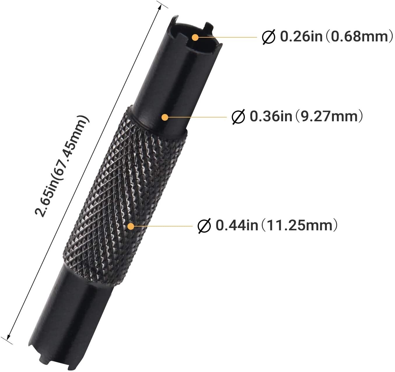 Front Sight Adjustment Tool, Front Sight Post Tool,4 & 5 Prong Long Design Tool