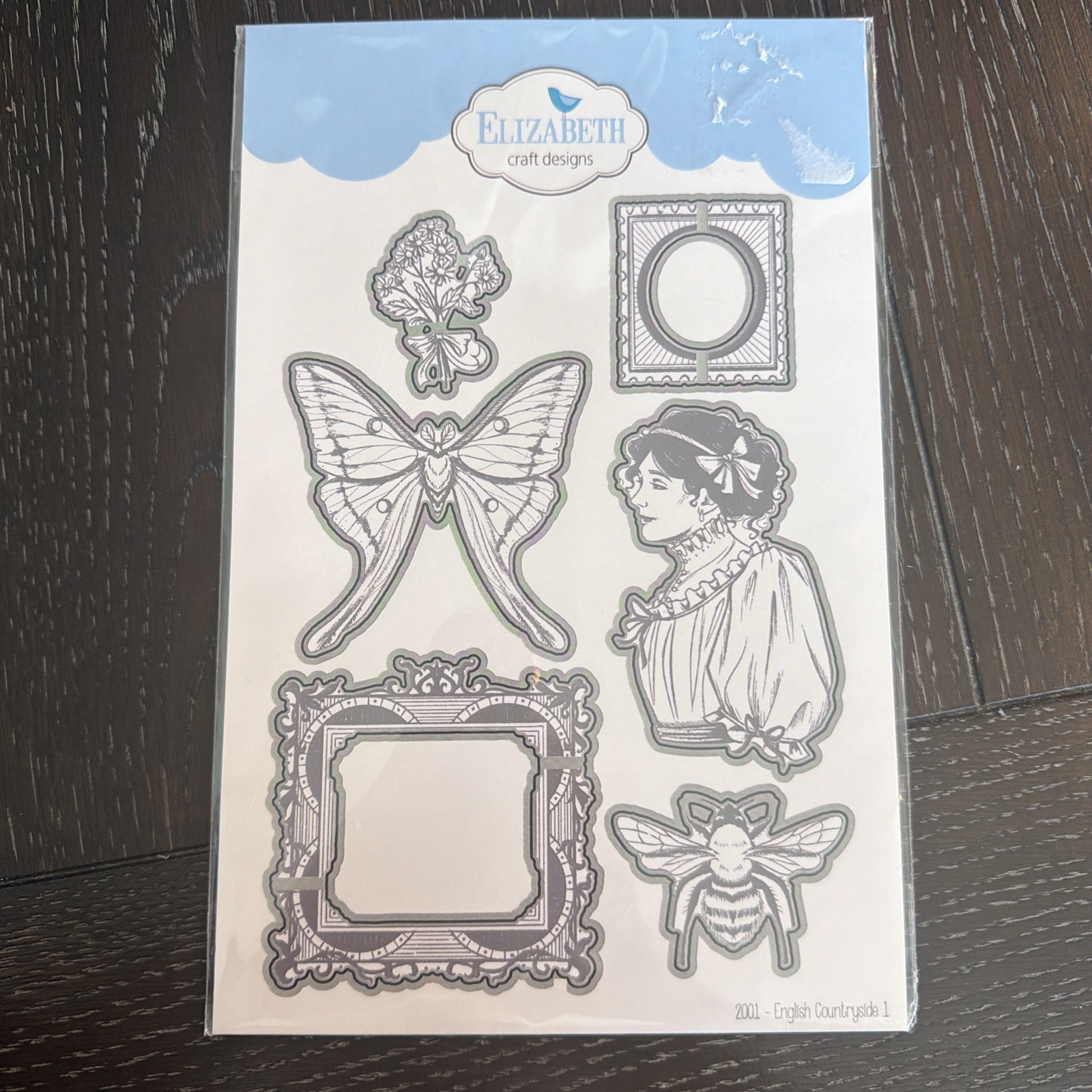 Elizabeth Craft Designs 2001 English Countryside 1 Dies NEW Victorian Luna Moth
