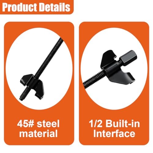 2PCS 14" Coil Spring Compressor Tool, Heavy Duty Auto Suspension Strut Black