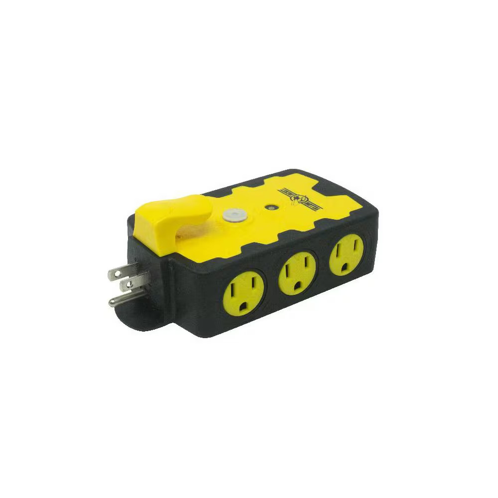 6-Outlet Indoor/Outdoor Power Block Adapter
