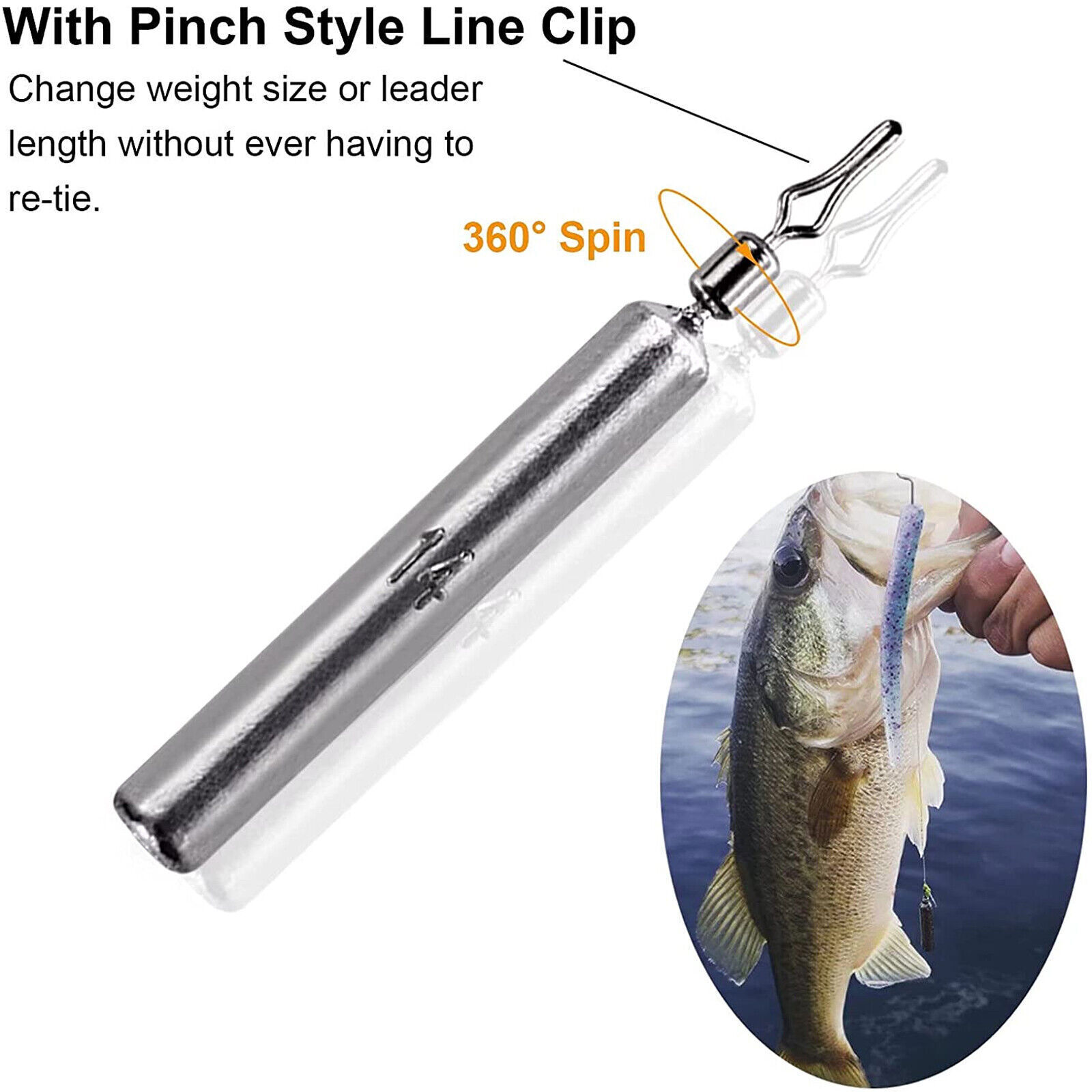 28pcs Fishing Weights Fishing Sinker Drop Shot Weights Fishing Weights Kit US