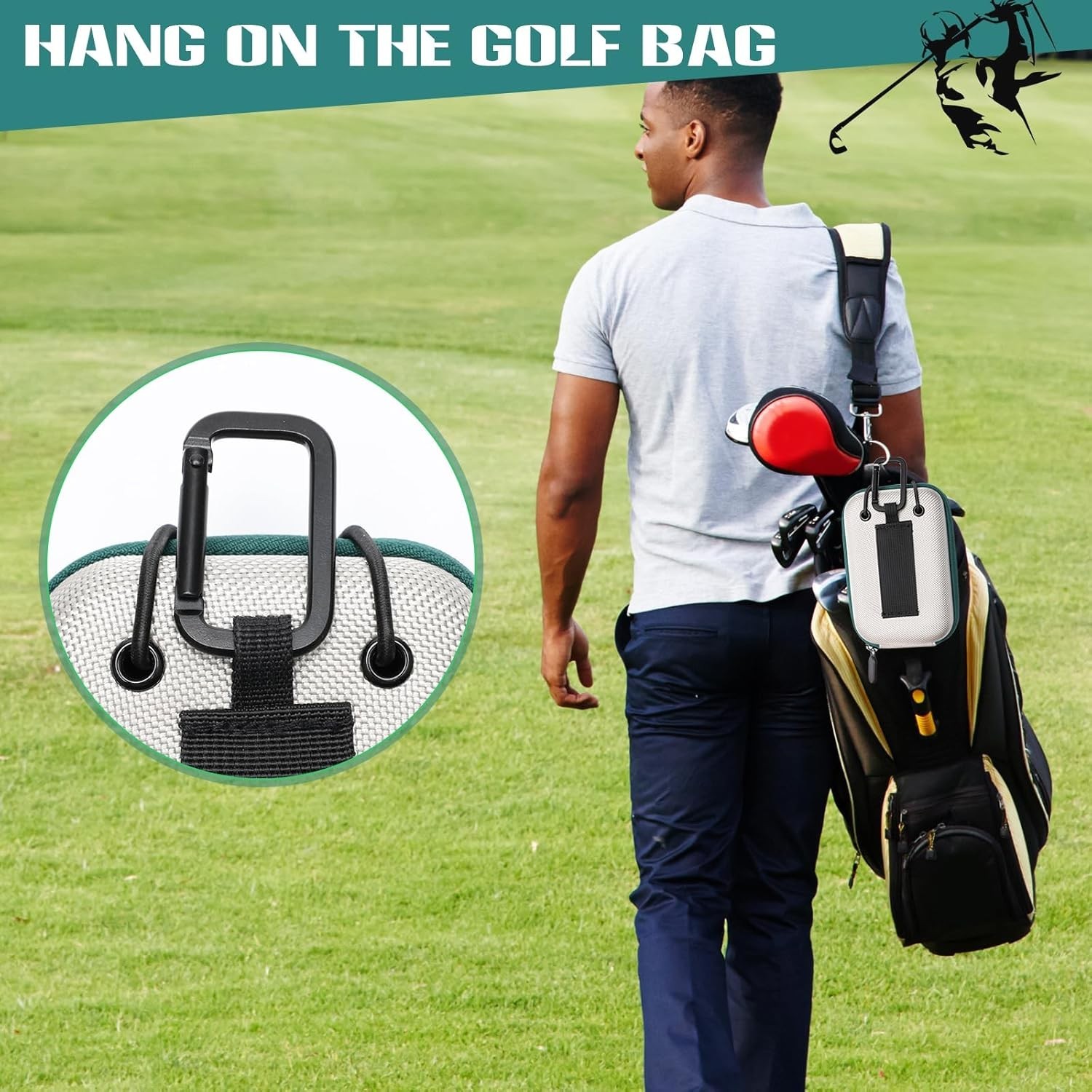 Golf Rangefinder Hard Shell Case - Waterproof & Shockproof Protection