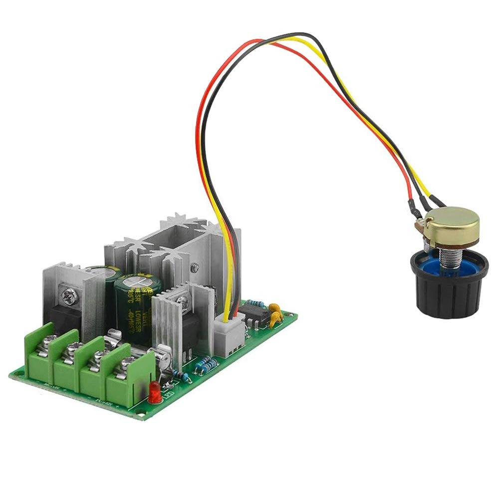 DC Motor Controller Assembly 12V 24V 36V 48V High Power Drive Module Adjustab...