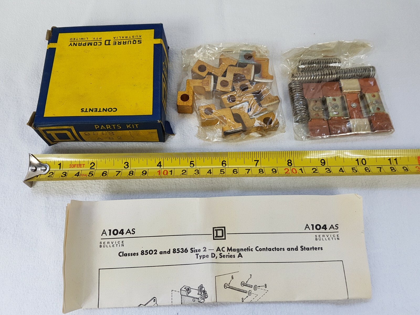 Square D TA-82 Contact Element Kit - Class 1998 - Unused