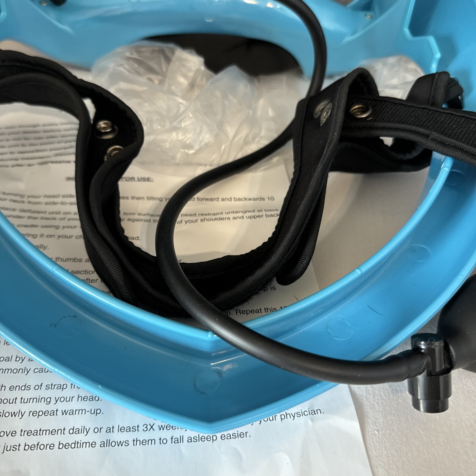Posture Neck Exerciser Easy Portable Pumpable ORIGINAL BOX Adjustment