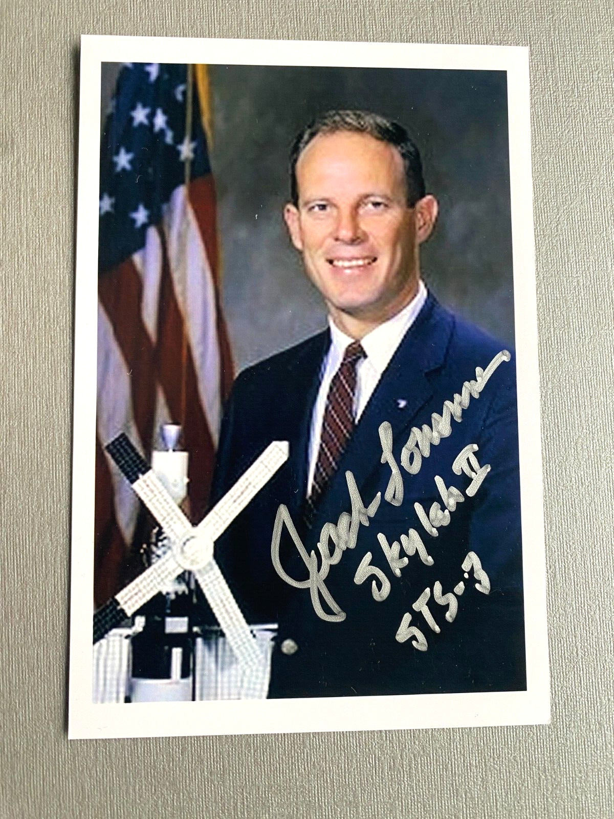 Jack Lousma US astronaut signed photo 10x15 autograph