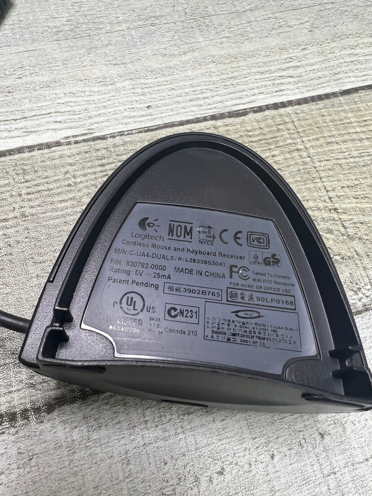logitech 830782-0000 mouse and keyboard replacment receiver