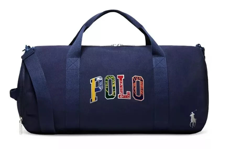 New Ralph Lauren POLO Navy Blue Weekender Travel Gym Duffle Bag NWT Sealed