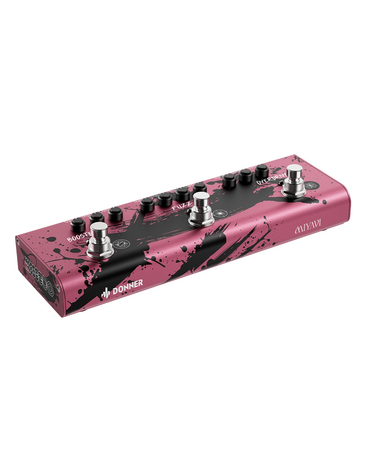 Donner Rage Breaker MIYAVI Signature 3-in-1 Analog Pedal Overdrive Fuzz Boost