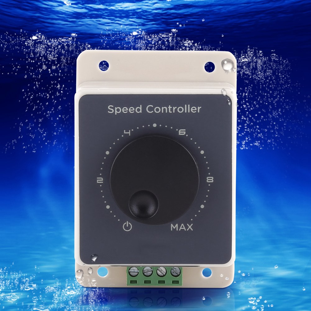 DC10-60V 20A Pulse Width Modulator PWM Motor Speed Controller Waterproof Shell