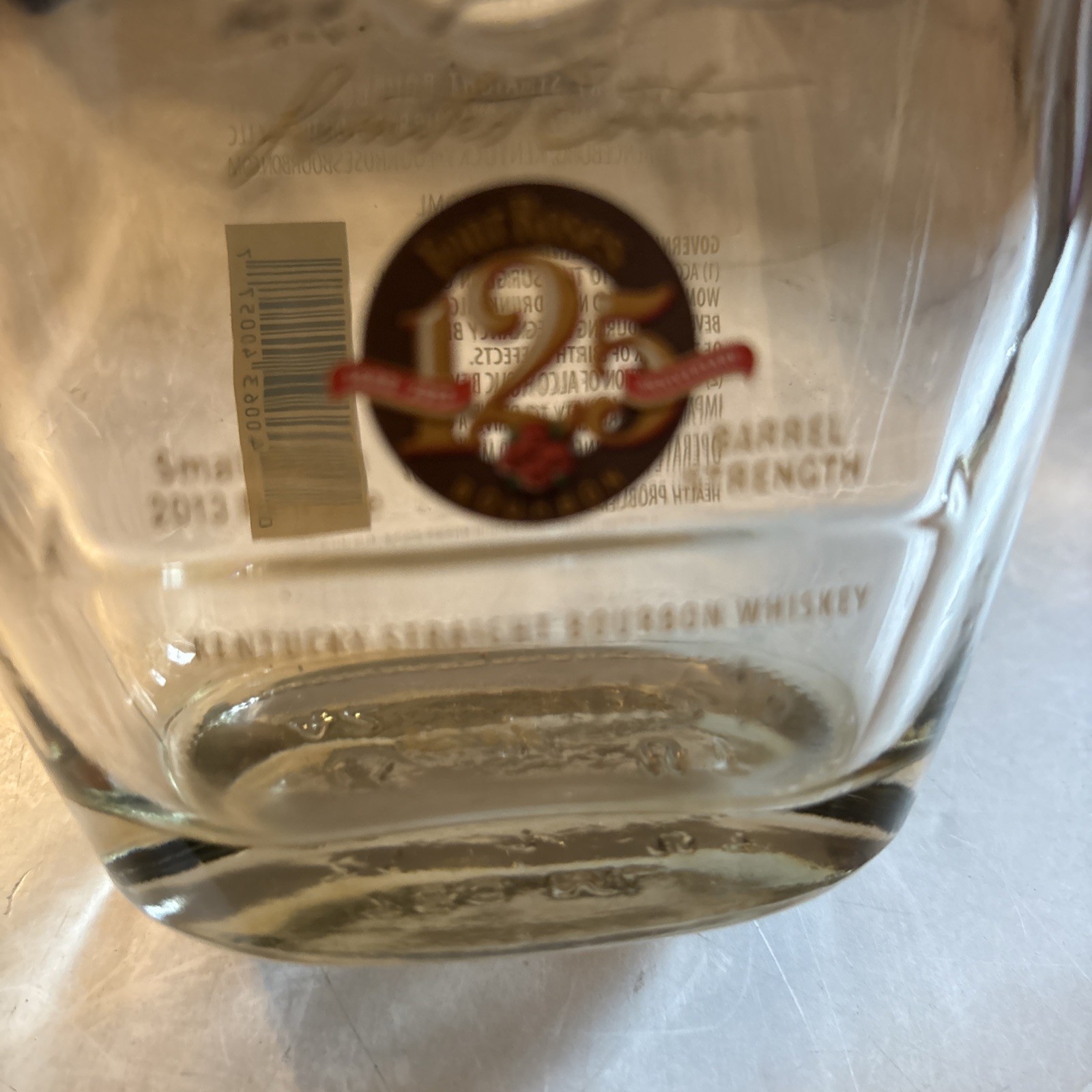 Four Roses 125th Anniversary Empty Bottle 2013 Limited Edition Small Batch