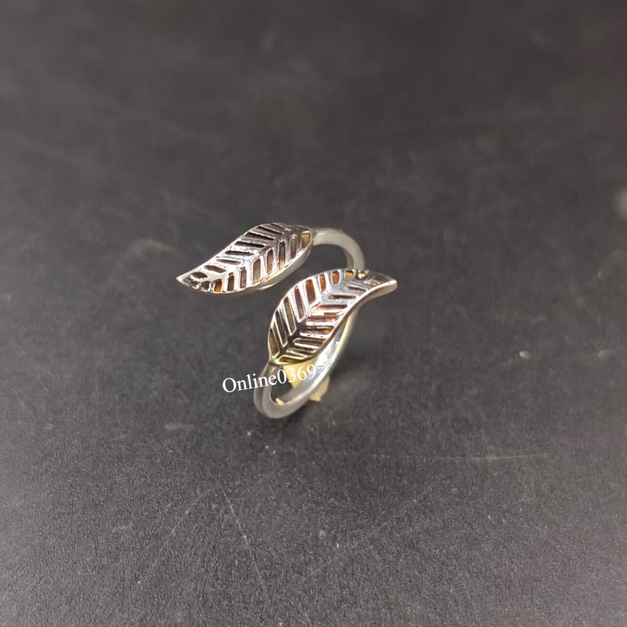 Thanksgiving Gift For Wife Solid Metal Adjustable Leaf Enamel Toe Ring 925 SS