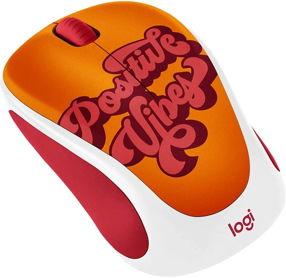 Logitech Positive vibes Design Collection Limited Edition Wireless Mouse