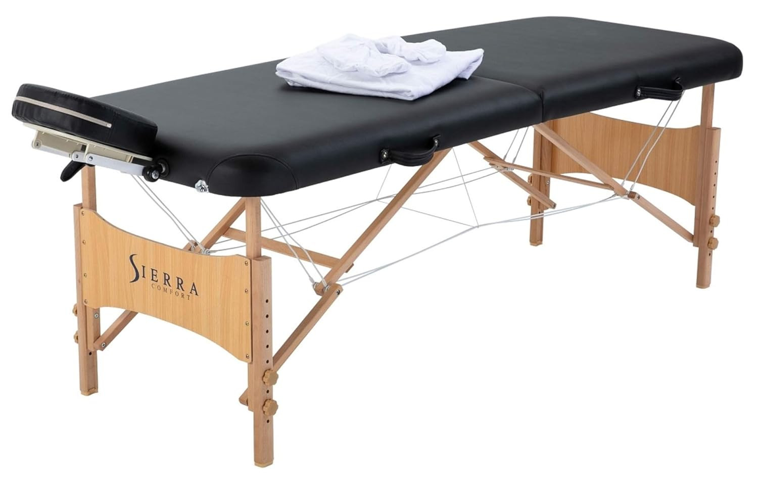 All-Inclusive Portable Massage Table (Black), SC-901, 27.95"D X 72.05"W X 33.07"