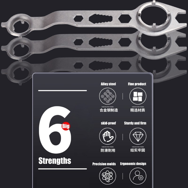Angle Grinders Spanner Wrench 4 Claw Double Head Wrench Professional Maintenance