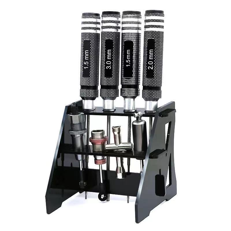 RC Part Adjusting bracket shock-absorbing bracket tool holder screwdriver holder