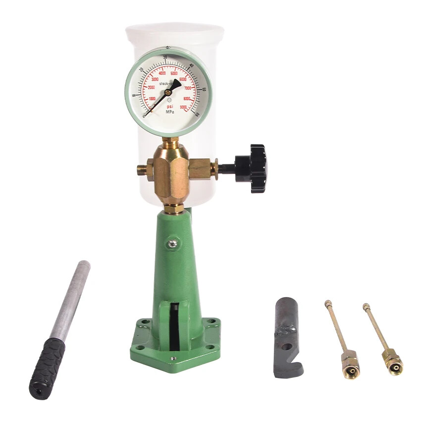 S80H Diesel Fuel Injector Nozzle Tester with Dual Gauge Adjustable Injectors