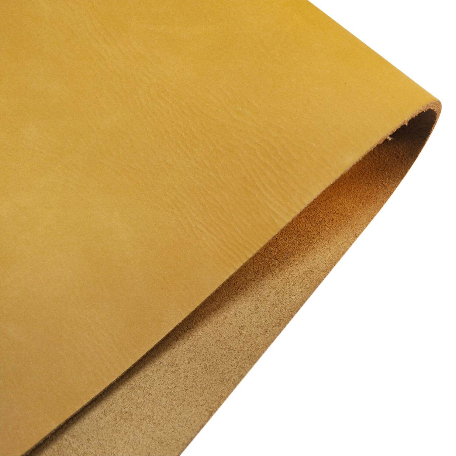 5-6OZ Yellow Gold Head Brushed Genuine Cowhide Leather Sheets Multi-size