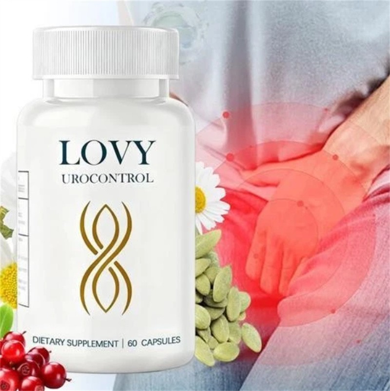 Lovy Urocontrol Capsules, Bladder Health Supplement, Maximum Strength Formula