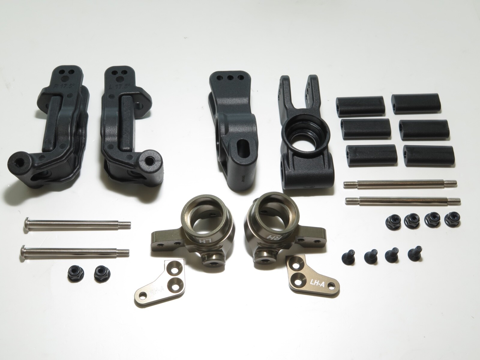 TLR04012 TEAM LOSI TLR 8IGHT-X/E 2.0 BUGGY KNUCKLES CARRIERS REAR HUBS WITH PINS
