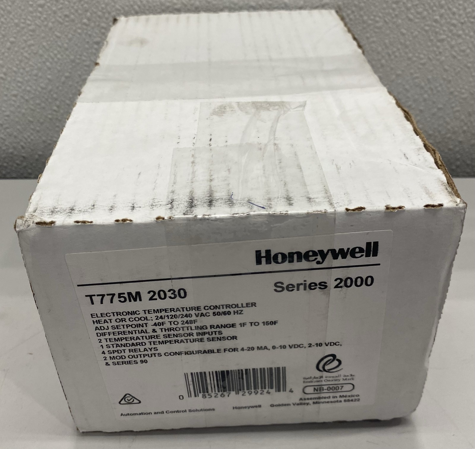 Honeywell Temp Control With 2 Inputs T775M2048