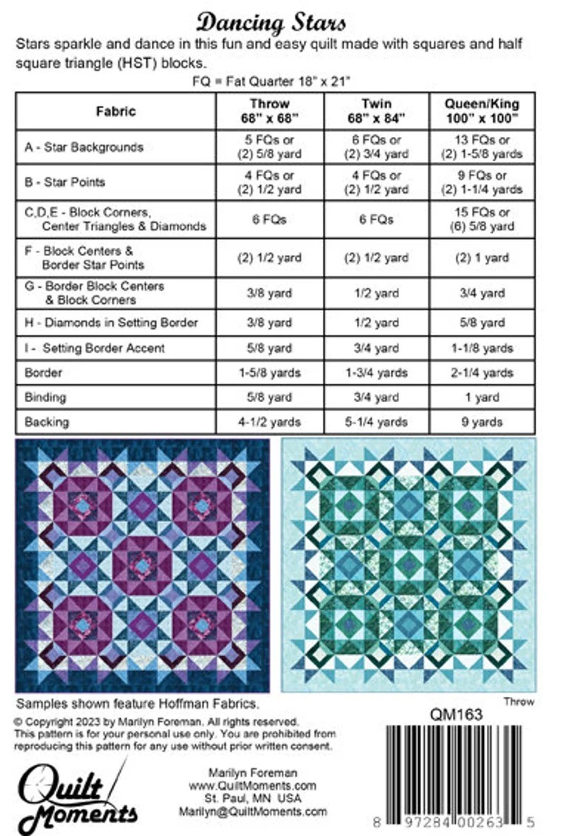 Bundle of 3 quilt patterns from our closed shop