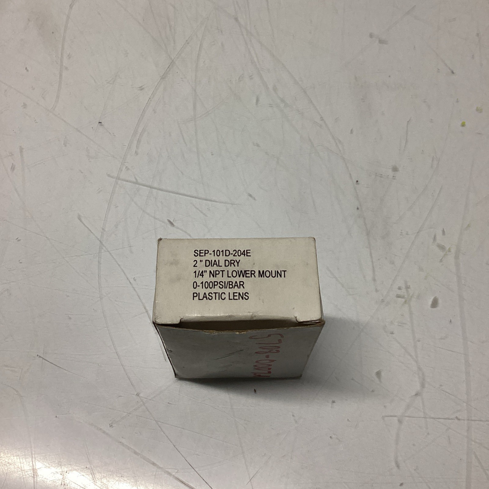 Pic Gauges Sep-101D-204E Industrial Pressure Gauge, 0 To 100 Psi, 2 In S-363