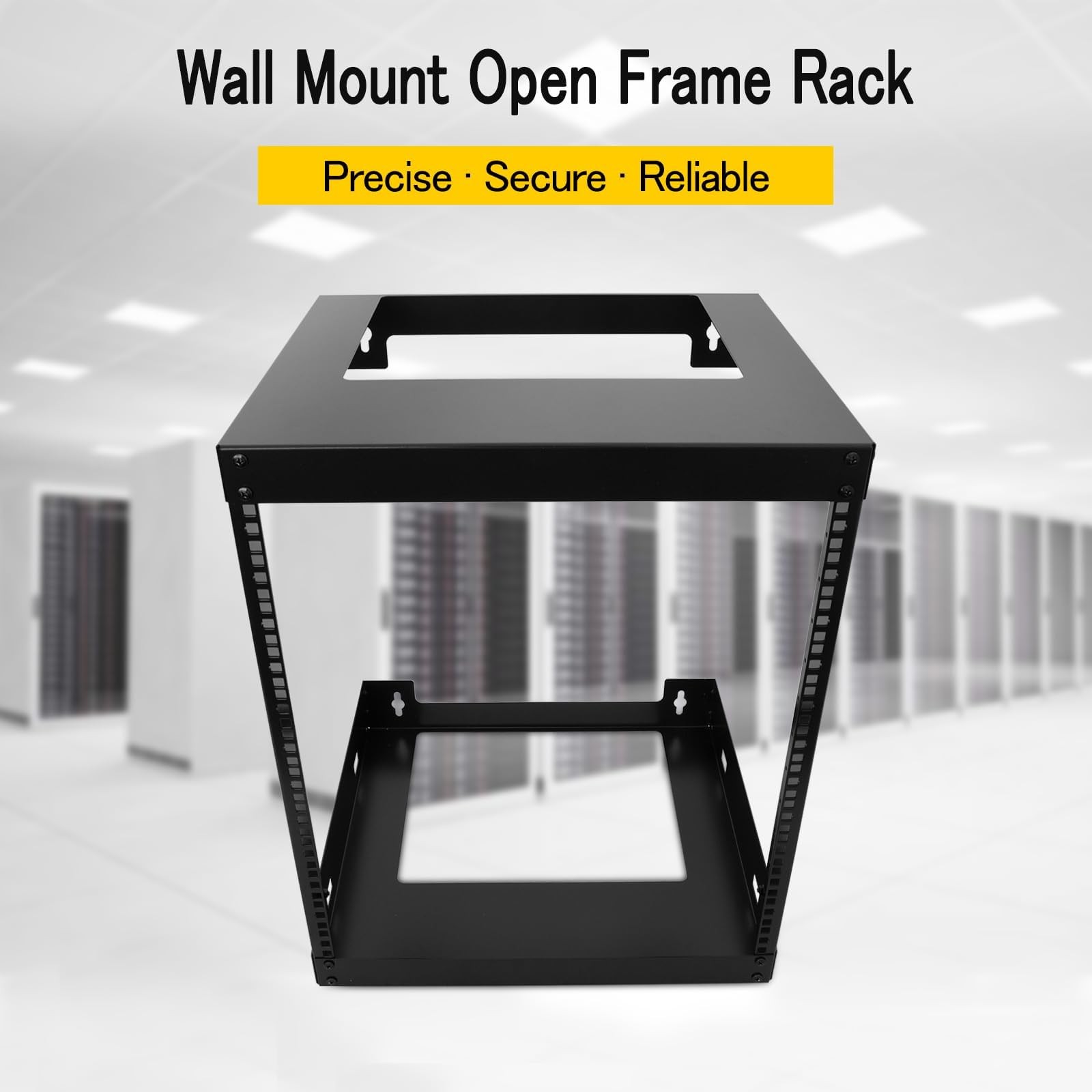 Raising electronics 12U Wall Mount Open Frame 19 Inch Server Equipment Rack T...