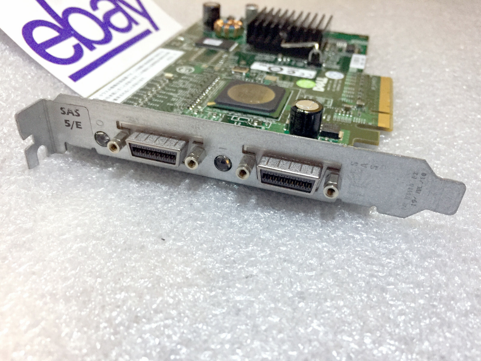 Dell M778G PERC 5/E DUAL CHANNEL EXTERNAL PCIe SAS Adapter RAID Controller