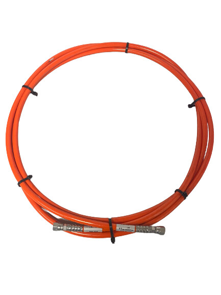 LCI 248654 Hydraulic Hose 3000 PSI #6 Flat Face ORing 3/8" Fitting - 195" Length