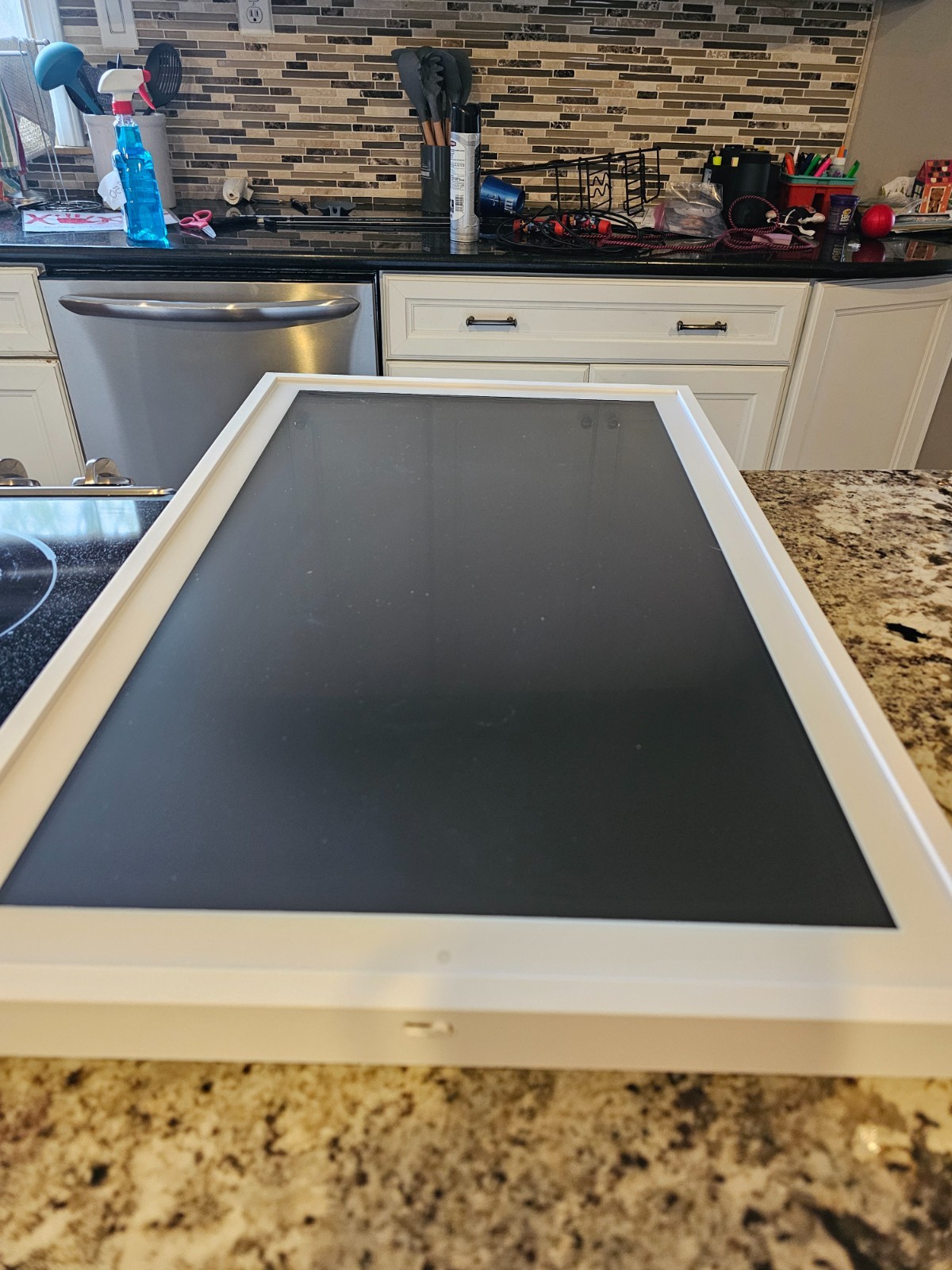 Hearth Display 27" Digital Calendar for Families, Interactive Touchscreen-WHITE