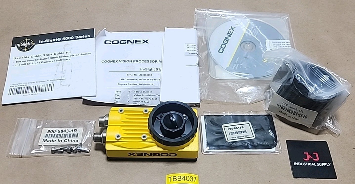 *NEW* Cognex IS5100-00 In-Sight Machine Vision Camera 825-0055-1R C + Warranty!