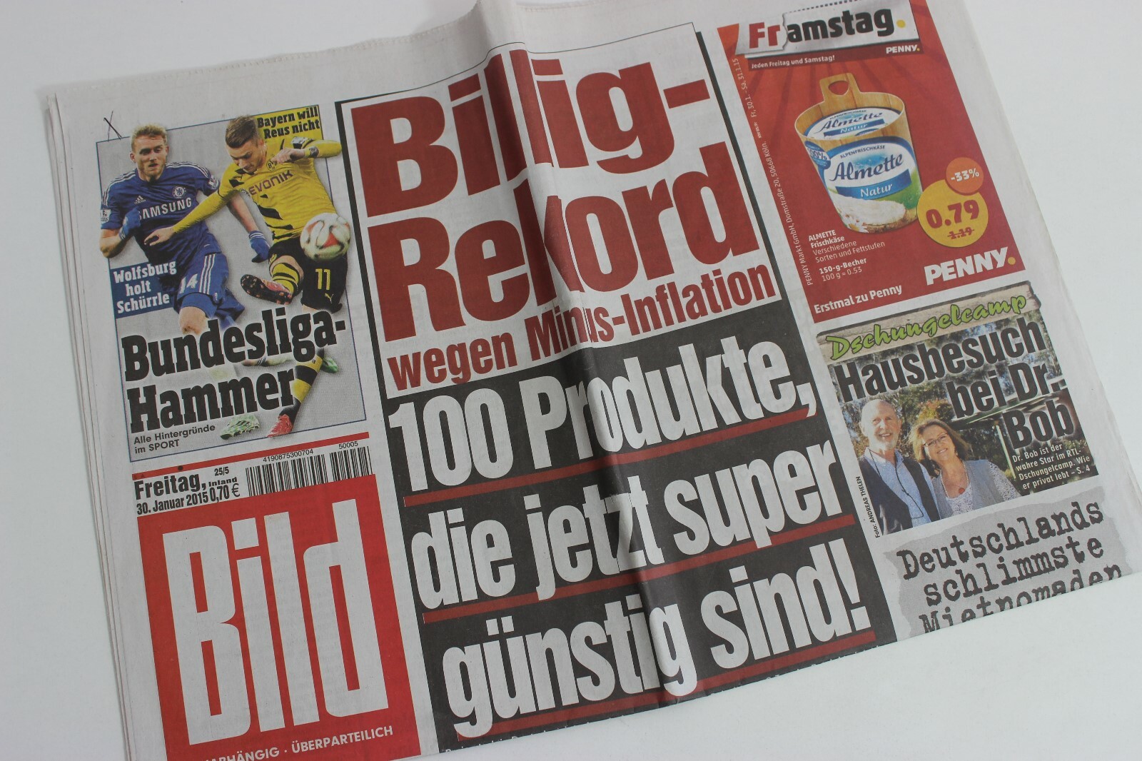 BILDzeitung 30/01/2015 January 30/1/2015 Special Occasion Gift