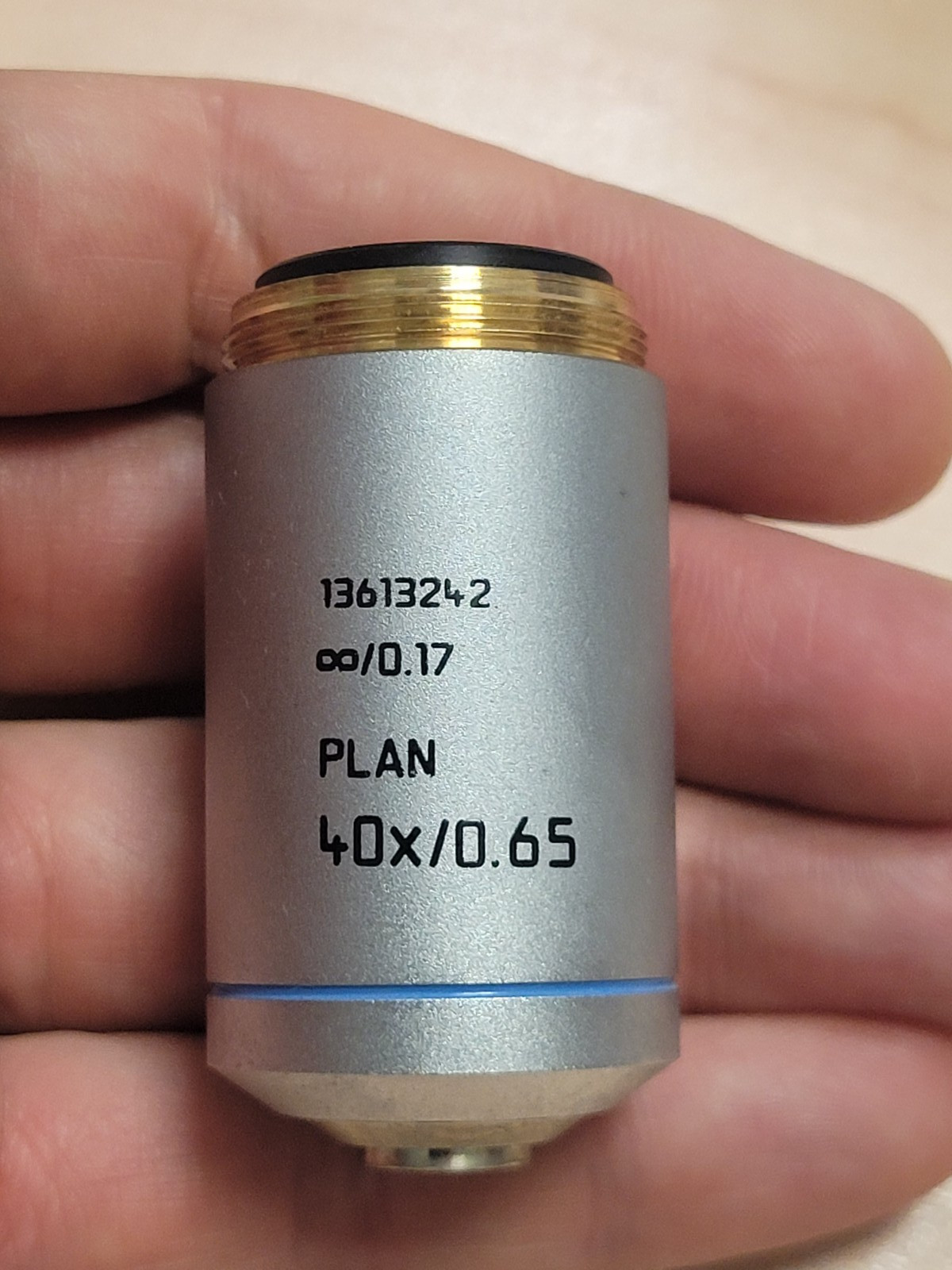 Leica Microscope Objective  PLAN ∞/0.17 40x /0.65 13613242