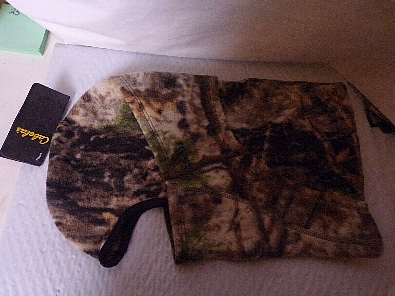 CABELAS ORIGINAL FLEECE NINJA HOOD ZONZ WOODLANDS