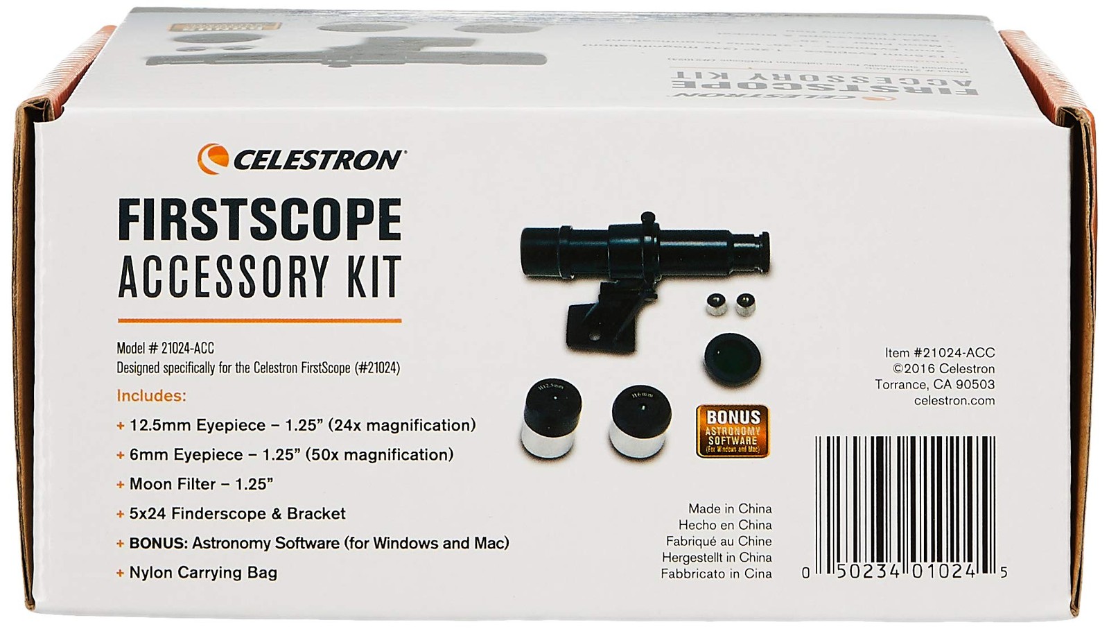 21024-ACC FirstScope Accessory Kit, Black