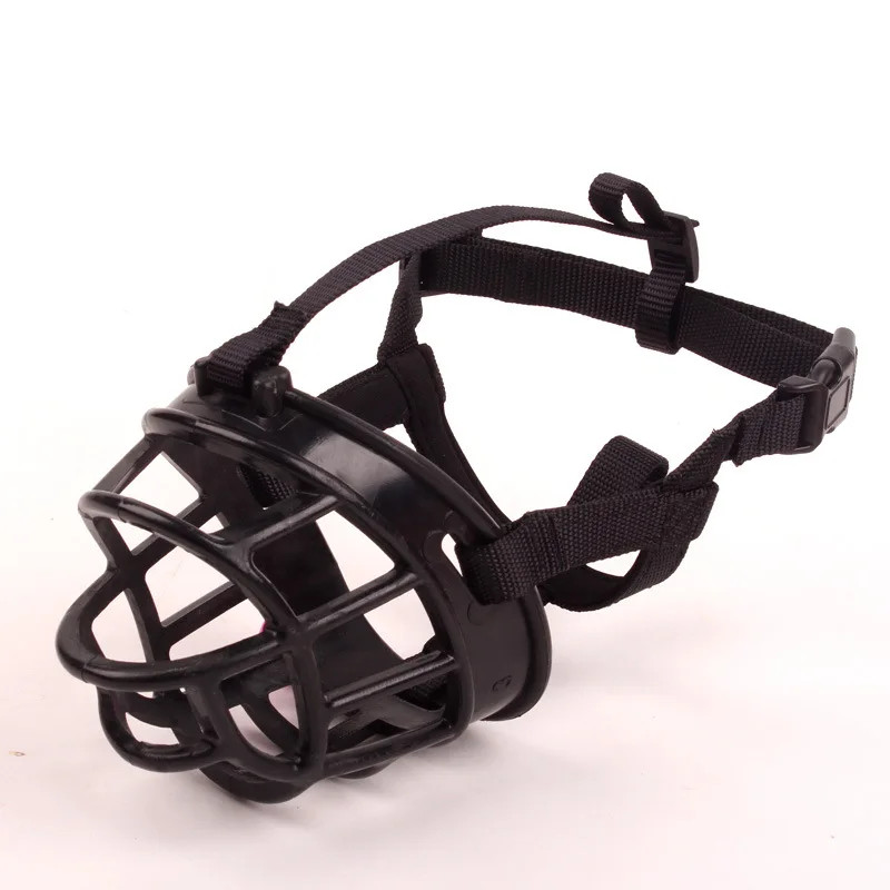 Dog Training, Adjustable Compression Anti-bite Silicone Mouth Cover Dog Mask .