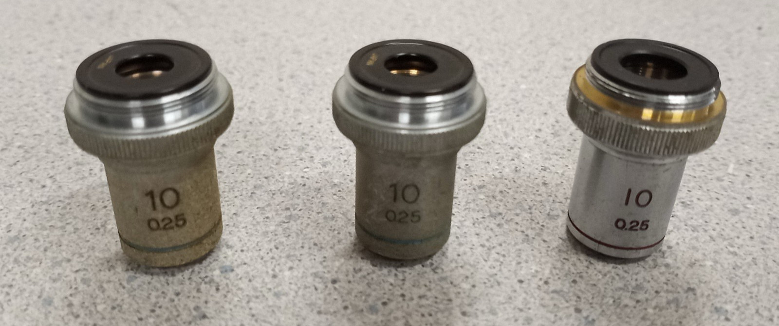 3x Microscope Objective: 10-0.25 Lens