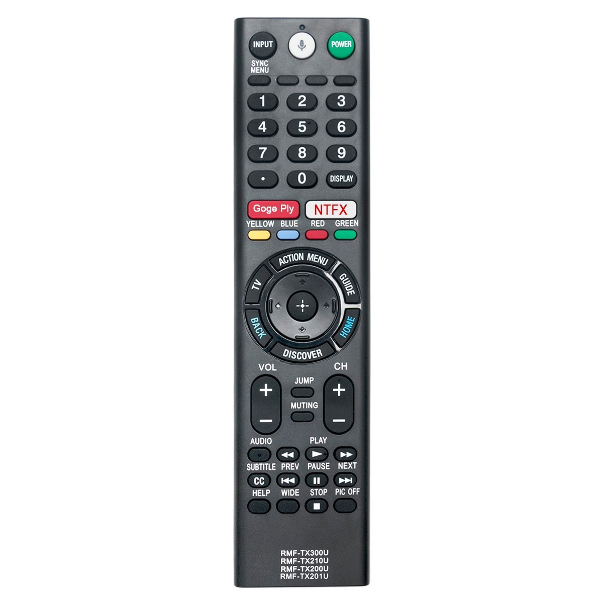 RMF-TX200U Voice Remote Control Replace for Sony TV sub RMF-TX300U RMF-TX201U