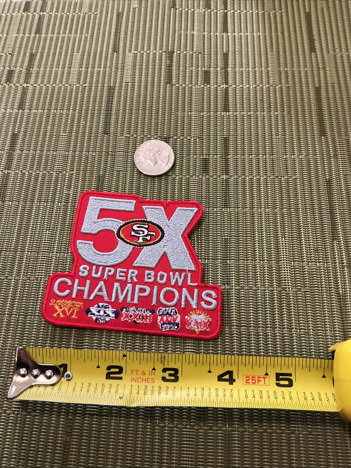 San Francisco 49ers 🌟🌟 Iron On Patch