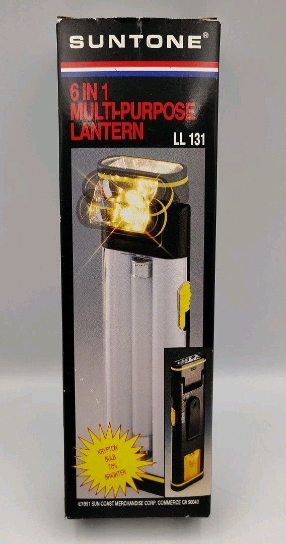 VTG SUNSTONE LL131 6 IN 1 Multi-Purpose Lantern NIB REQUIRES (4) AA BATTERIES